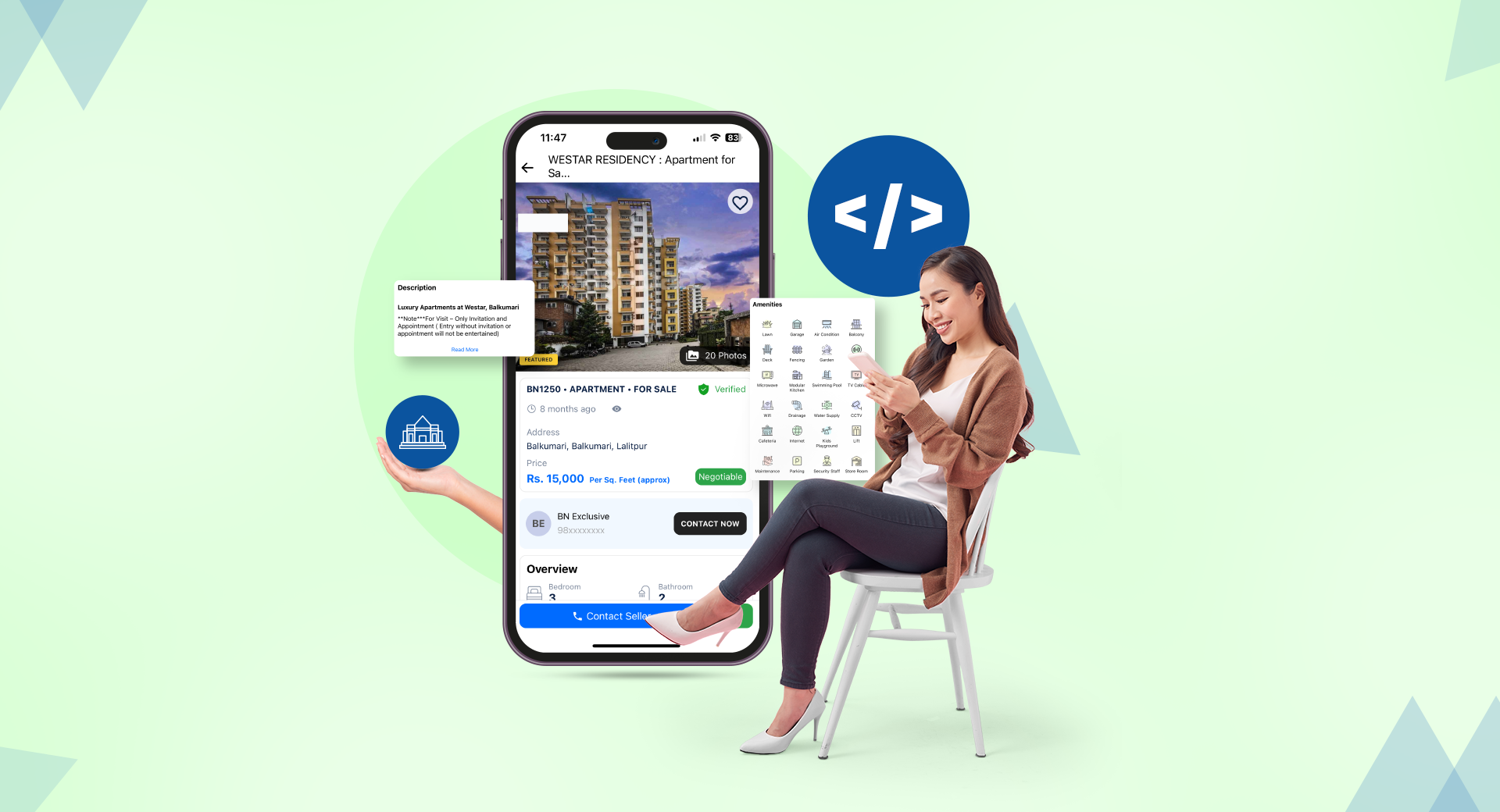 Real estate mobile app